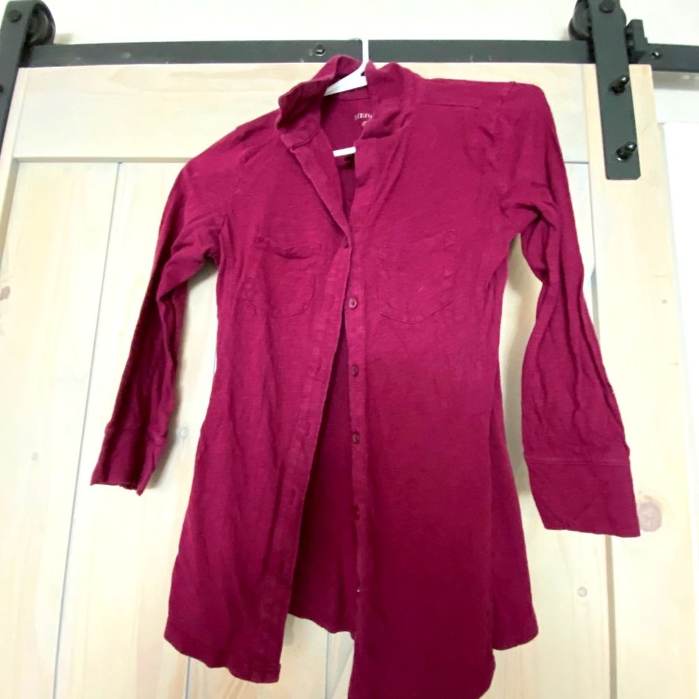 Merona button down top